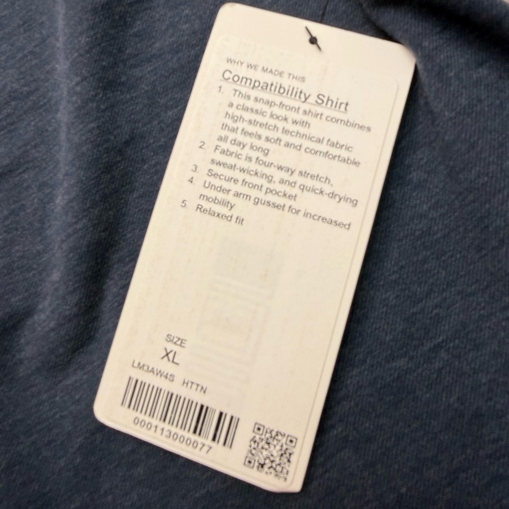Lululemon Compatibility Shirt Navy | XL - Picture 9 of 10
